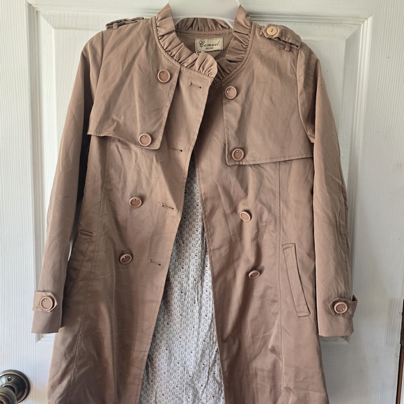 Esprit Light Brown Trench Coat - Picture 1 of 5